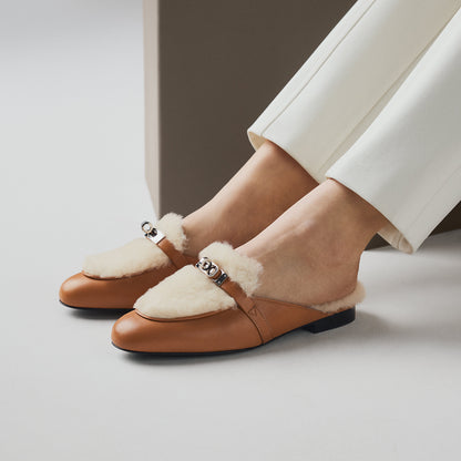  Hermes Oz Mule Naturel