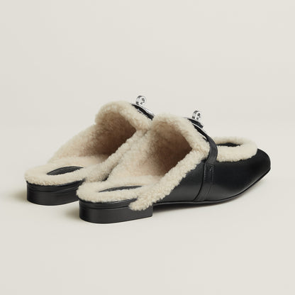 Hermes Oz Mule Noir
