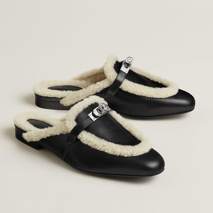  Hermes Oz Mule Noir