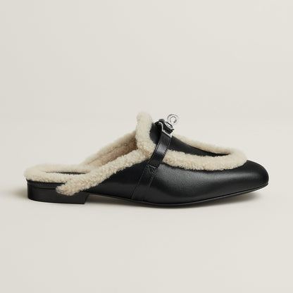  Hermes Oz Mule Noir