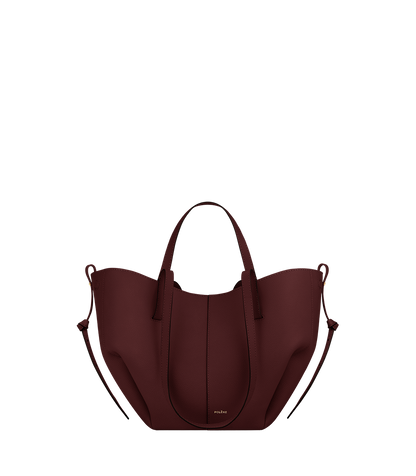 Polene Cyme Mini Textured Black Cherry