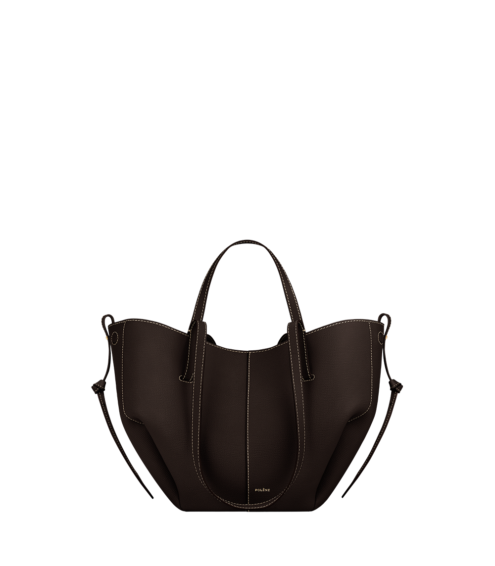Polene Cyme Mini Textured Ebony