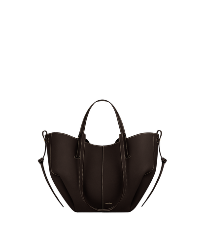 Polene Cyme Mini Textured Ebony
