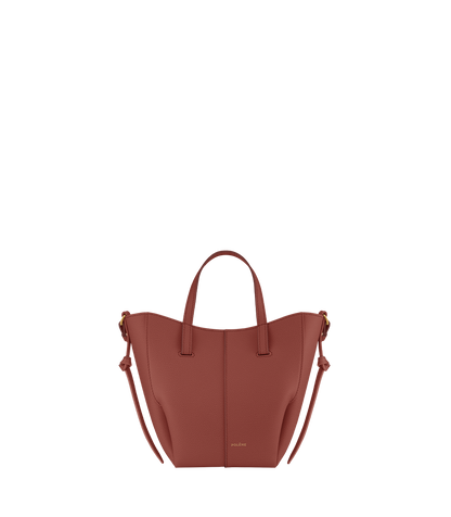 Polene Cyme Tote Nano Textured Terracotta