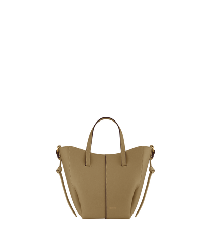 Polene Cyme Tote Nano Textured Smoky Olive