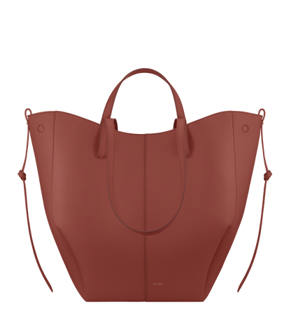 Polene Cyme Tote Textured Terracotta