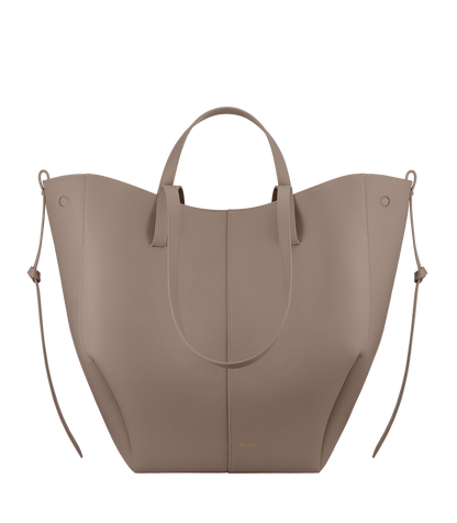 Polene Cyme Tote Textured Taupe