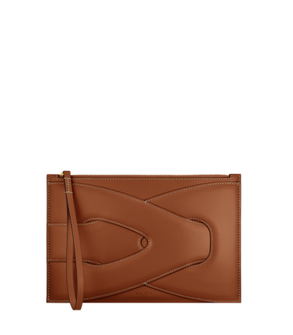 Polene Nodde Pouch Cognac