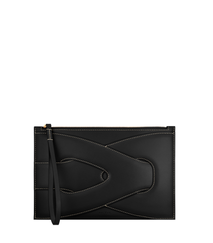 Polene Nodde Pouch Black