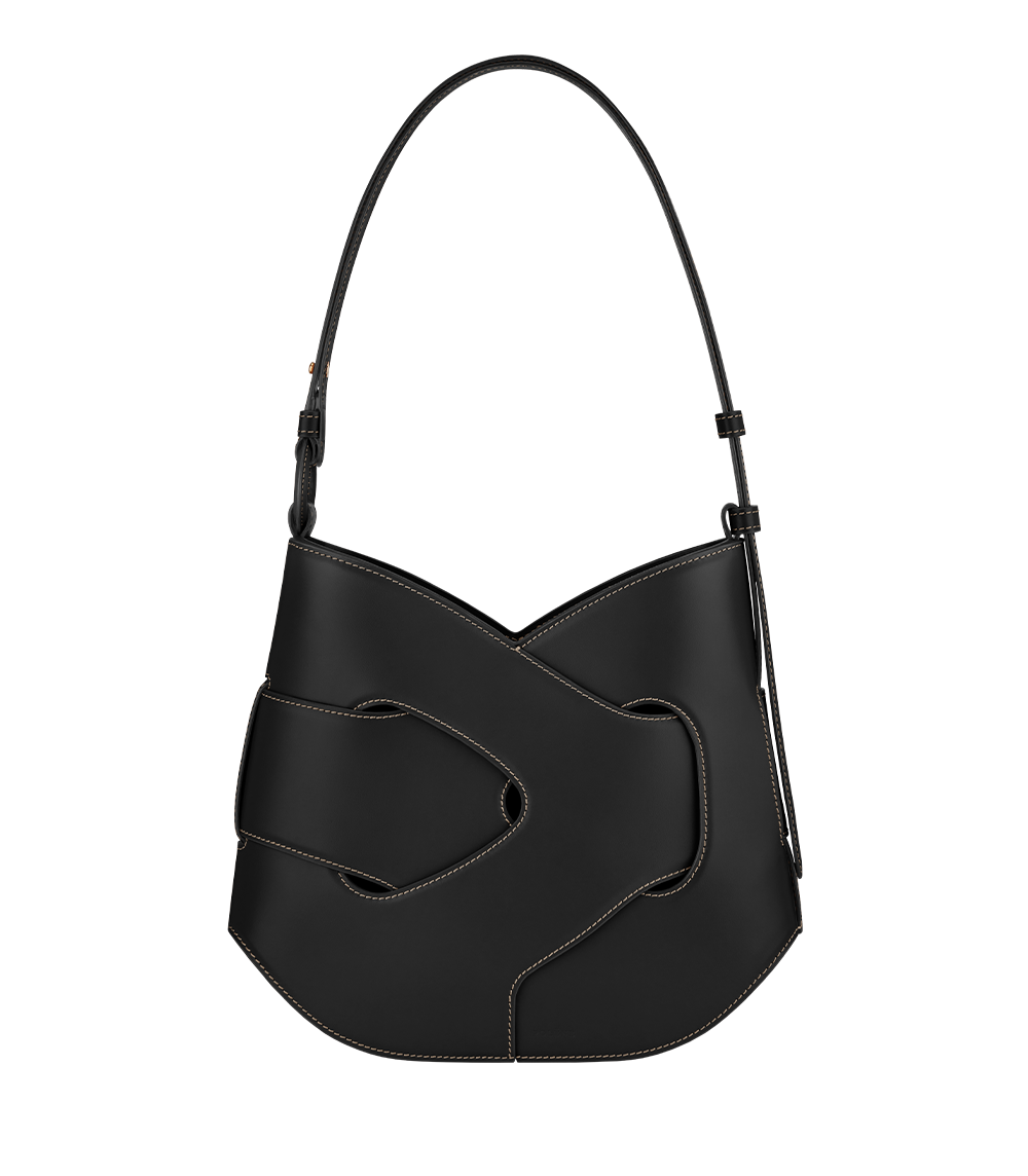 Polene Nodde Hobo Smooth Black