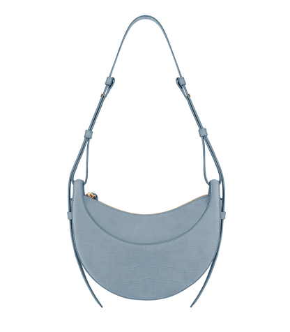 Polene Numero Dix Crocodile Nubuck Polar