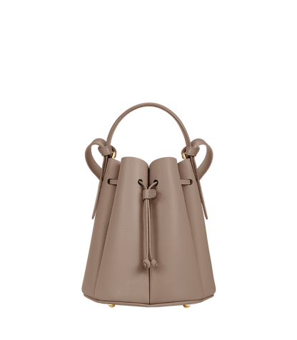 Polene Numero Huit Mini Textured Taupe