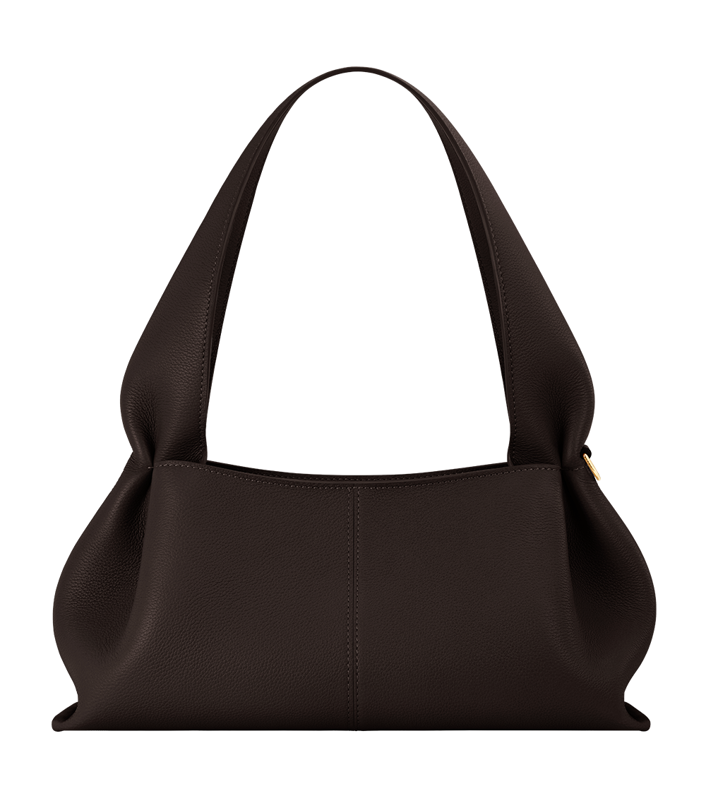 Polene Numero Neuf East West Textured Ebony