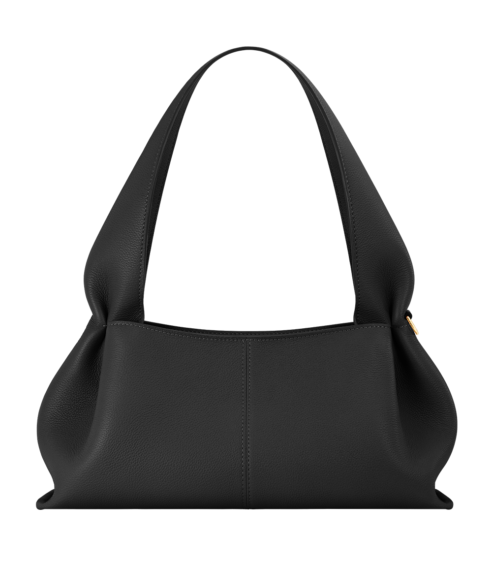 Polene Numero Neuf East West Textured Black