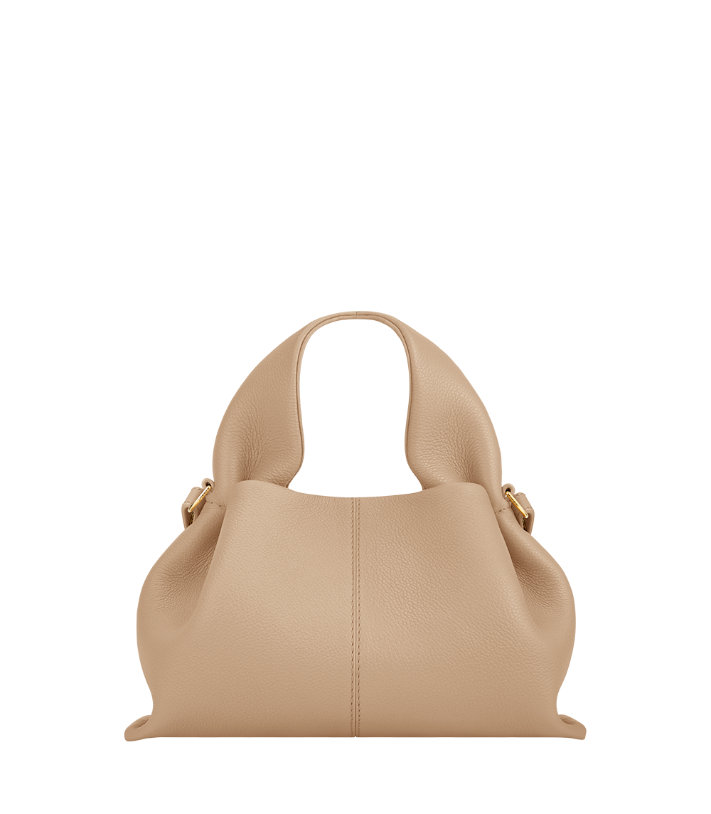 Polene Numero Neuf Mini Textured Beige