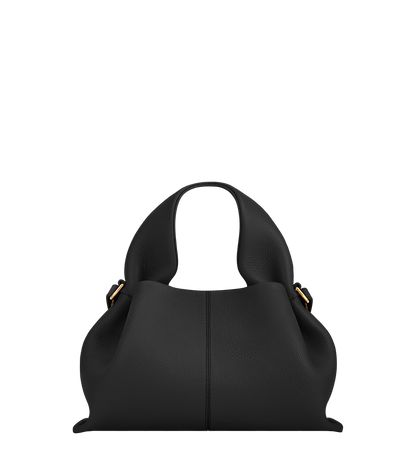 Polene Numero Neuf Mini Textured Black