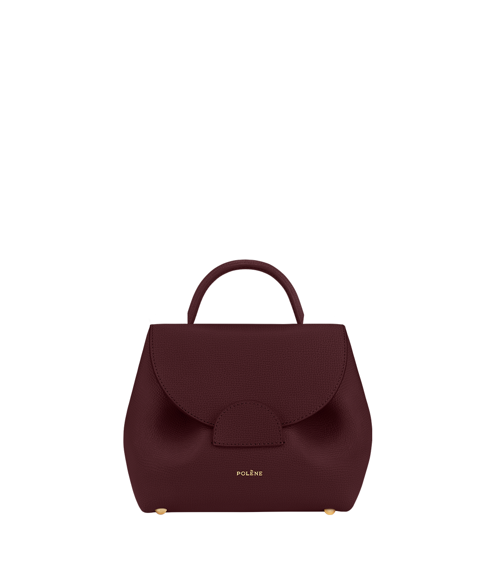 Polene Numero Un Nano Textured Burgundy