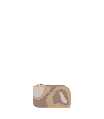 Polene Atla Card Holder Trio Taupe