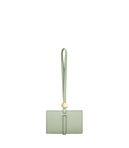 Polene Kaye Card Holder Textured Duo Fresh Almond