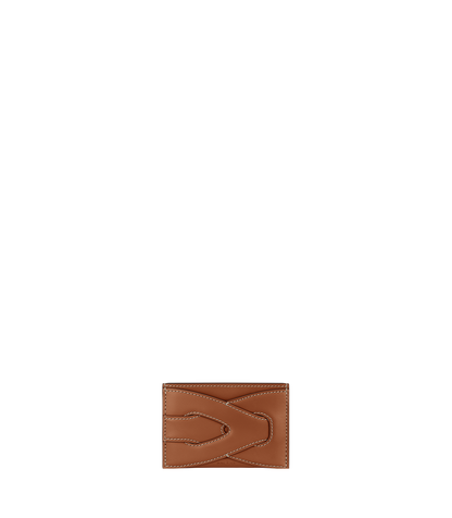 Polene Nodde Card Holder Cognac