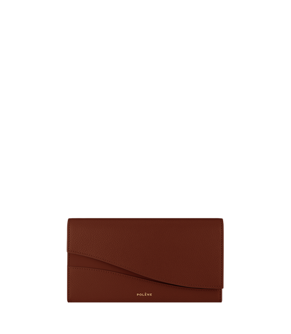 Polene Sierra Wallet Duo Cognac