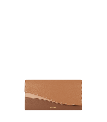 Polene Sierra Wallet Trio Camel