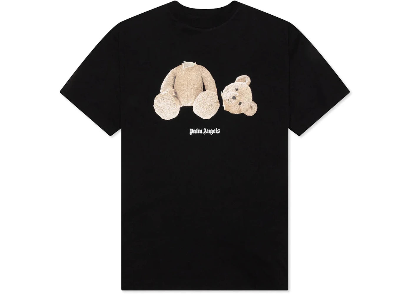 palm angels teddy bear t-shirt black