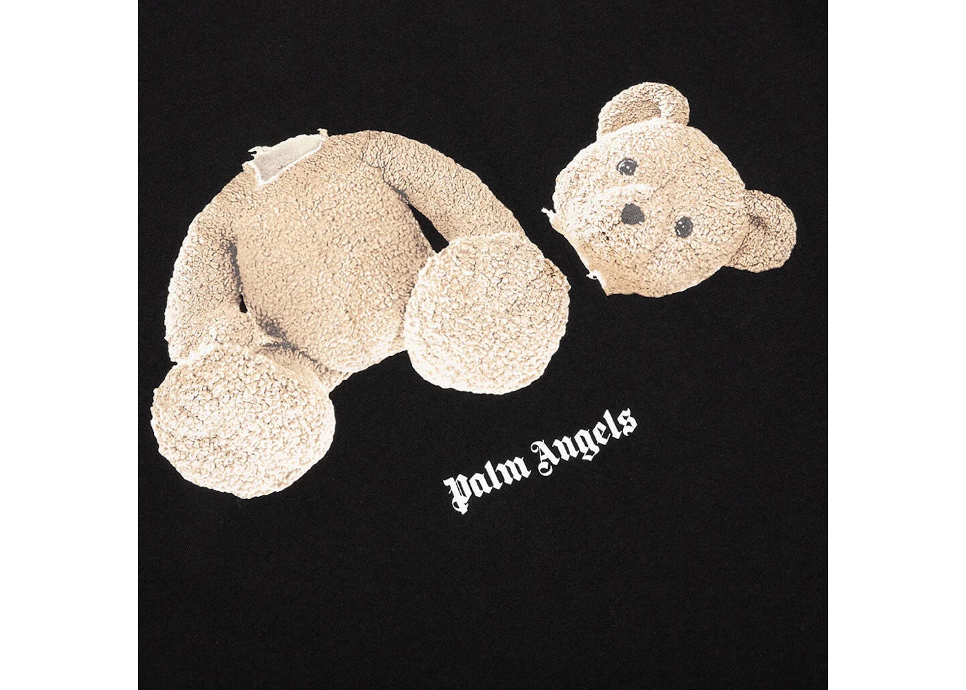 palm angels teddy bear t-shirt black