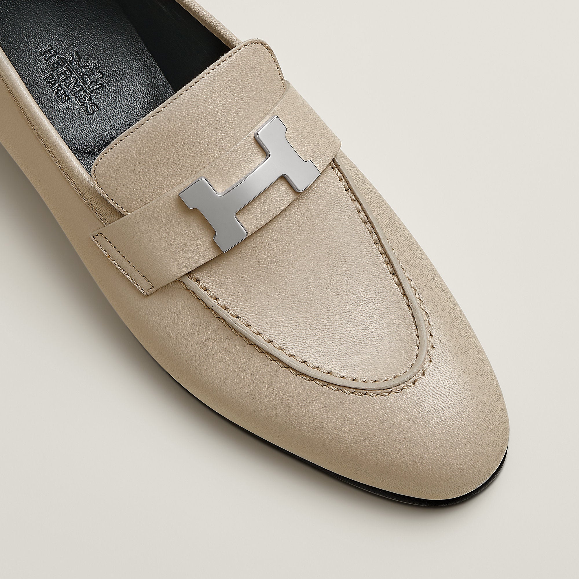  Hermes Paris Loafer Beige Nomade