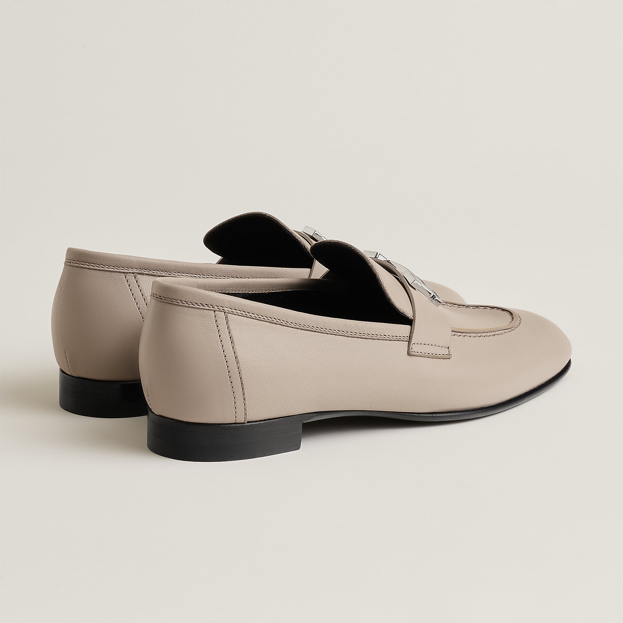  Hermes Paris Loafer Beige Galet
