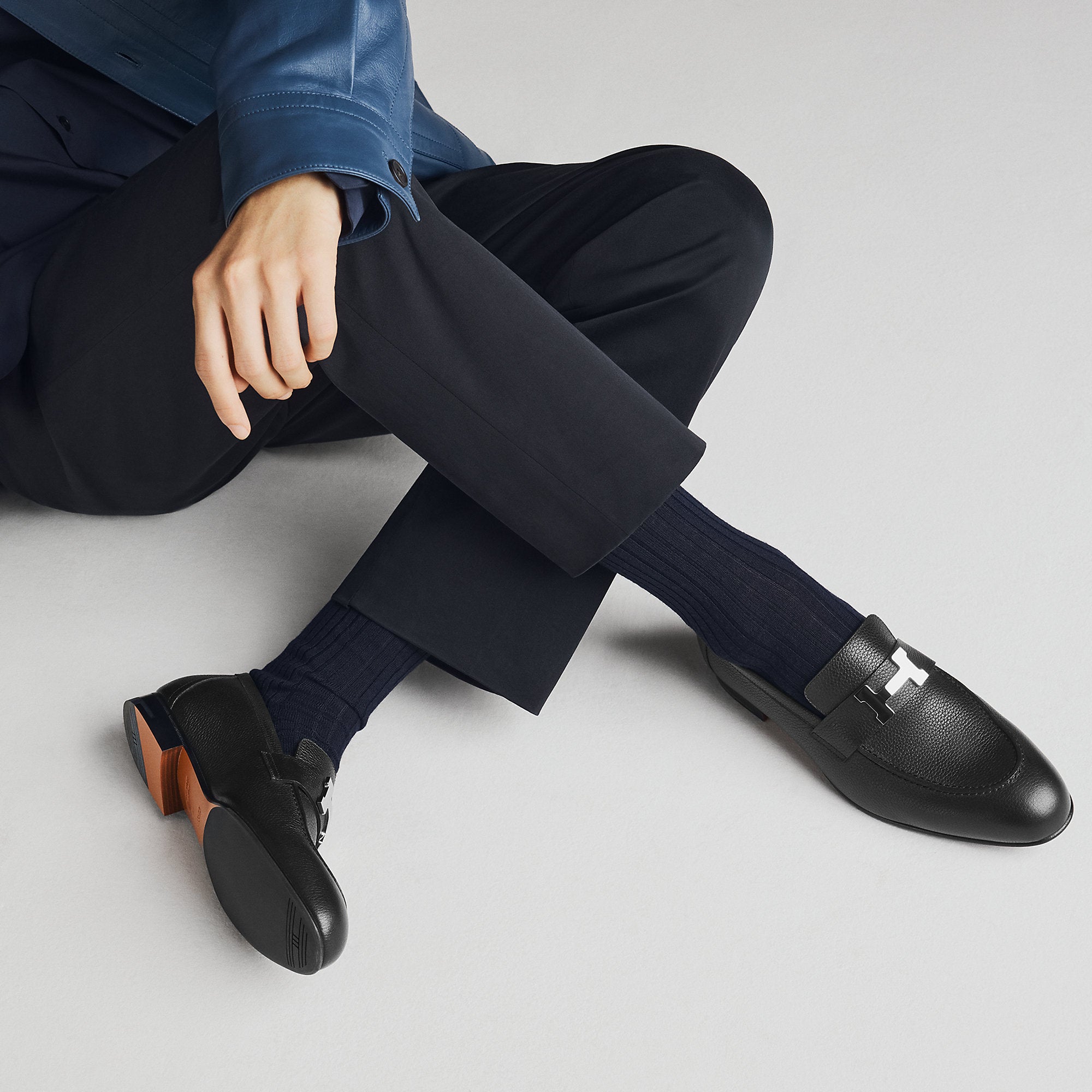  Hermes Paris Loafer Noir