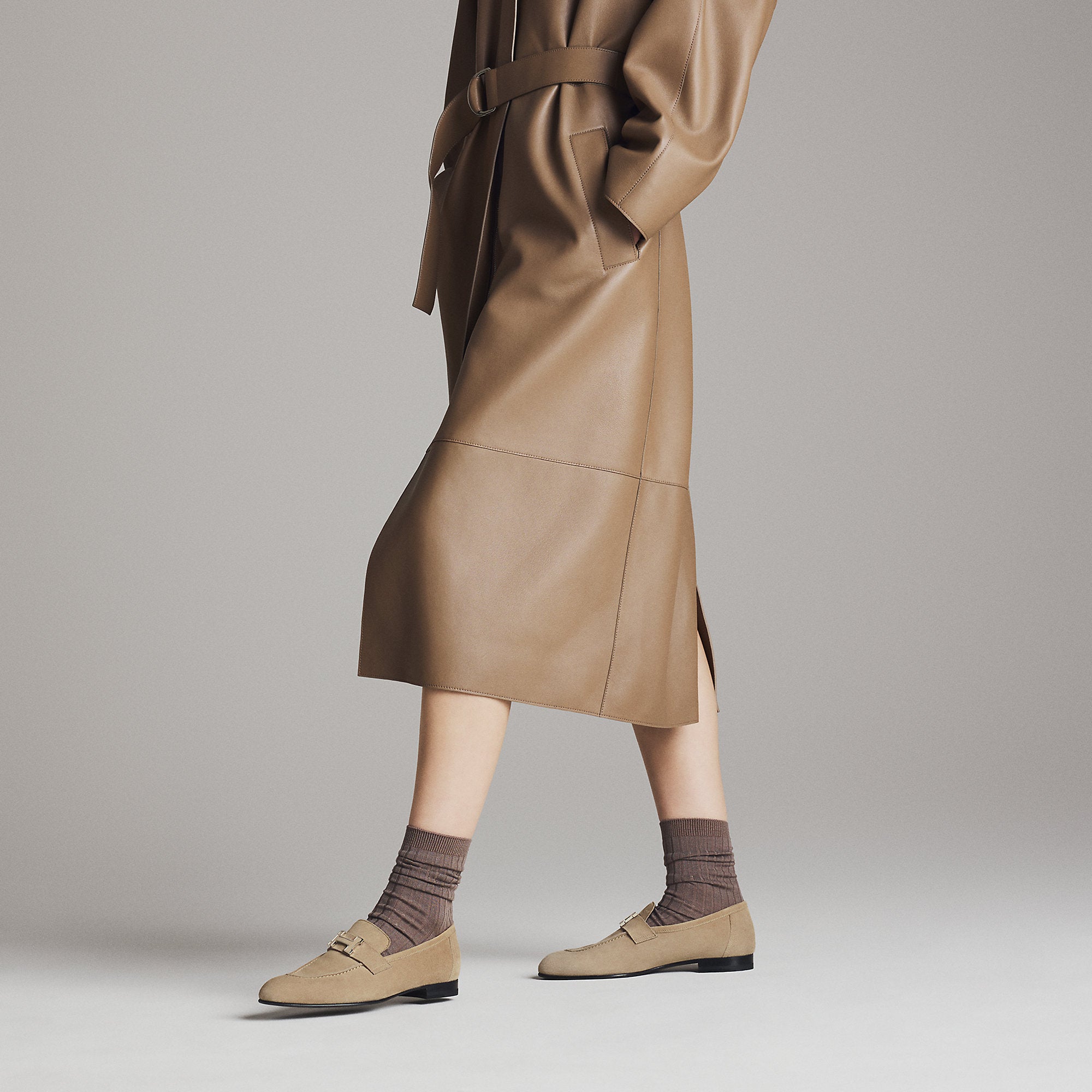  Hermes Paris Loafer Beige Sable