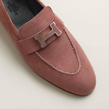  Hermes Paris Loafer Rose Antique