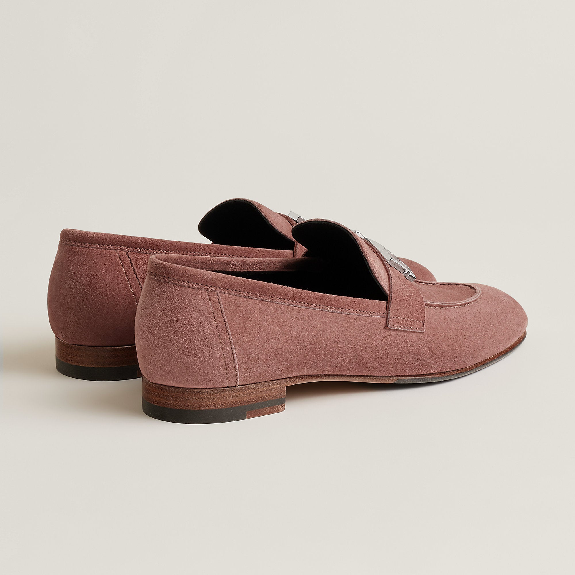  Hermes Paris Loafer Rose Antique
