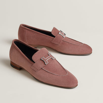  Hermes Paris Loafer Rose Antique