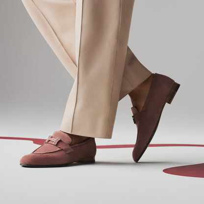  Hermes Paris Loafer Rose Antique