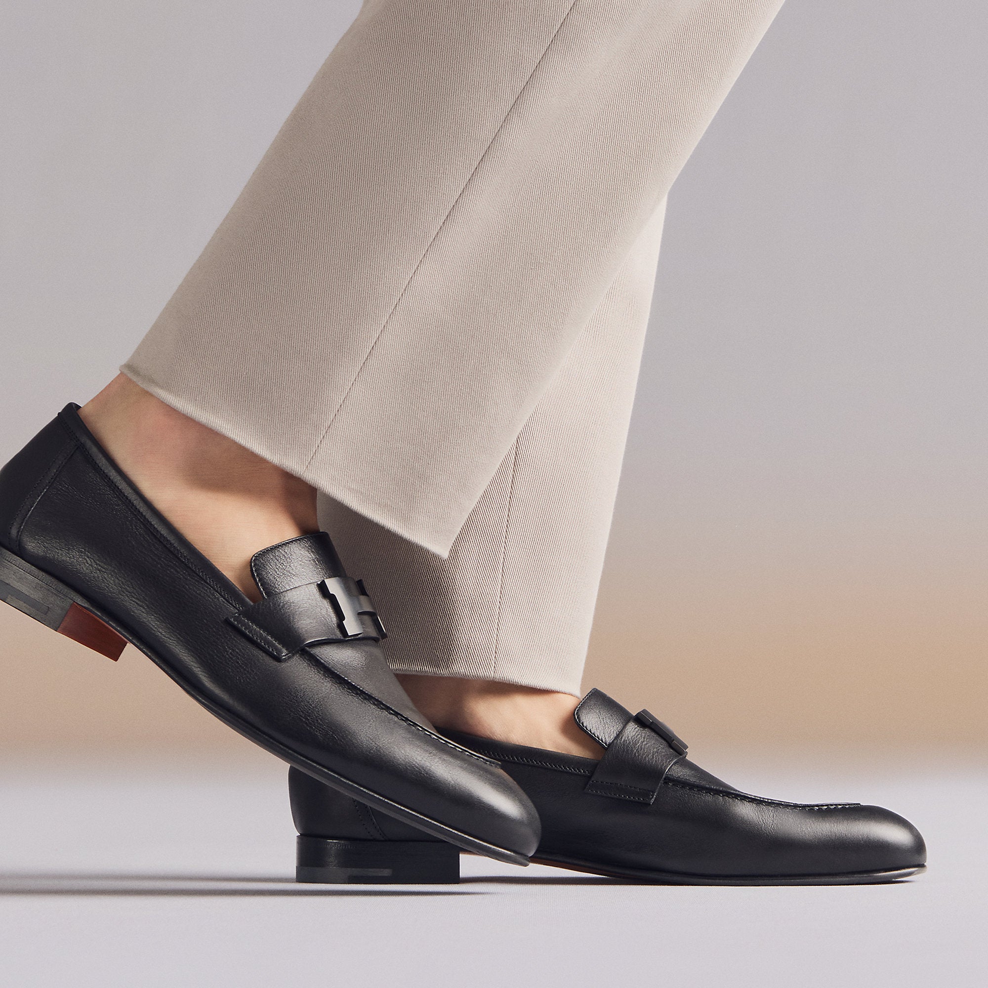 Hermes Paris Loafer Noir