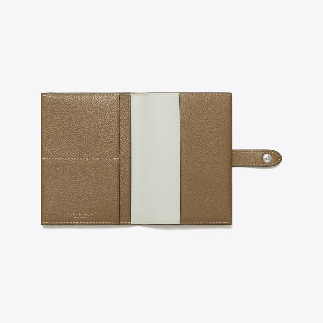 Tory Burch Passport Case Wild Mushroom