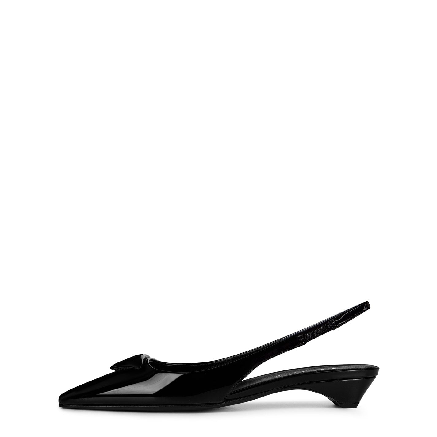 Patent Sling Back Nero
