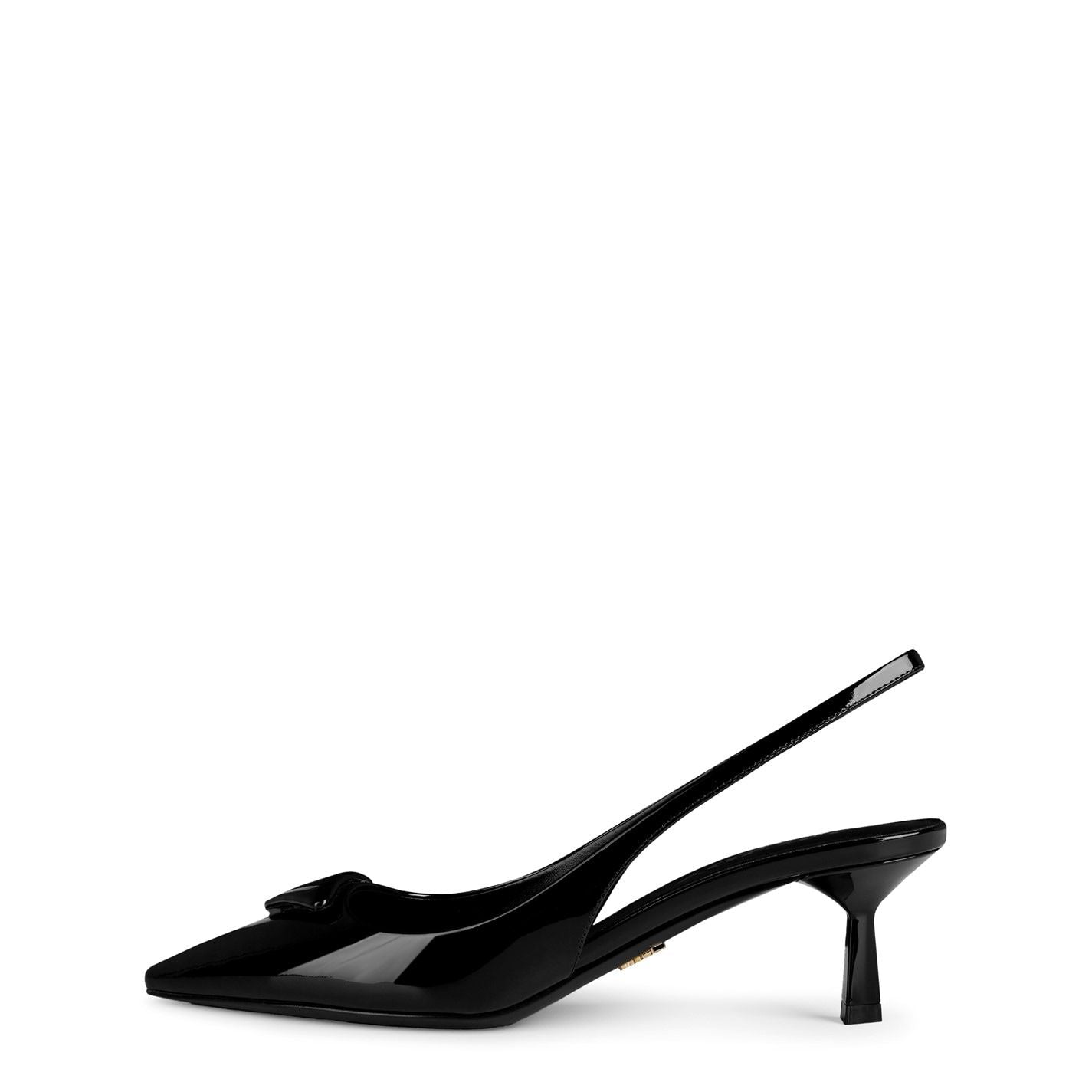  Patent Slingback 55 Nero