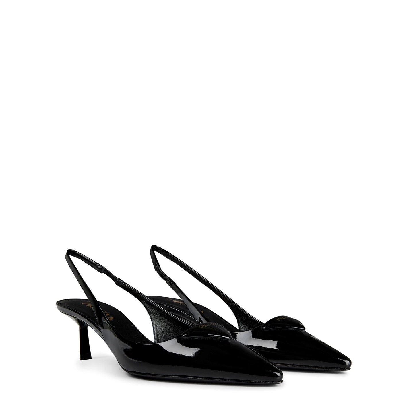  Patent Slingback 55 Nero