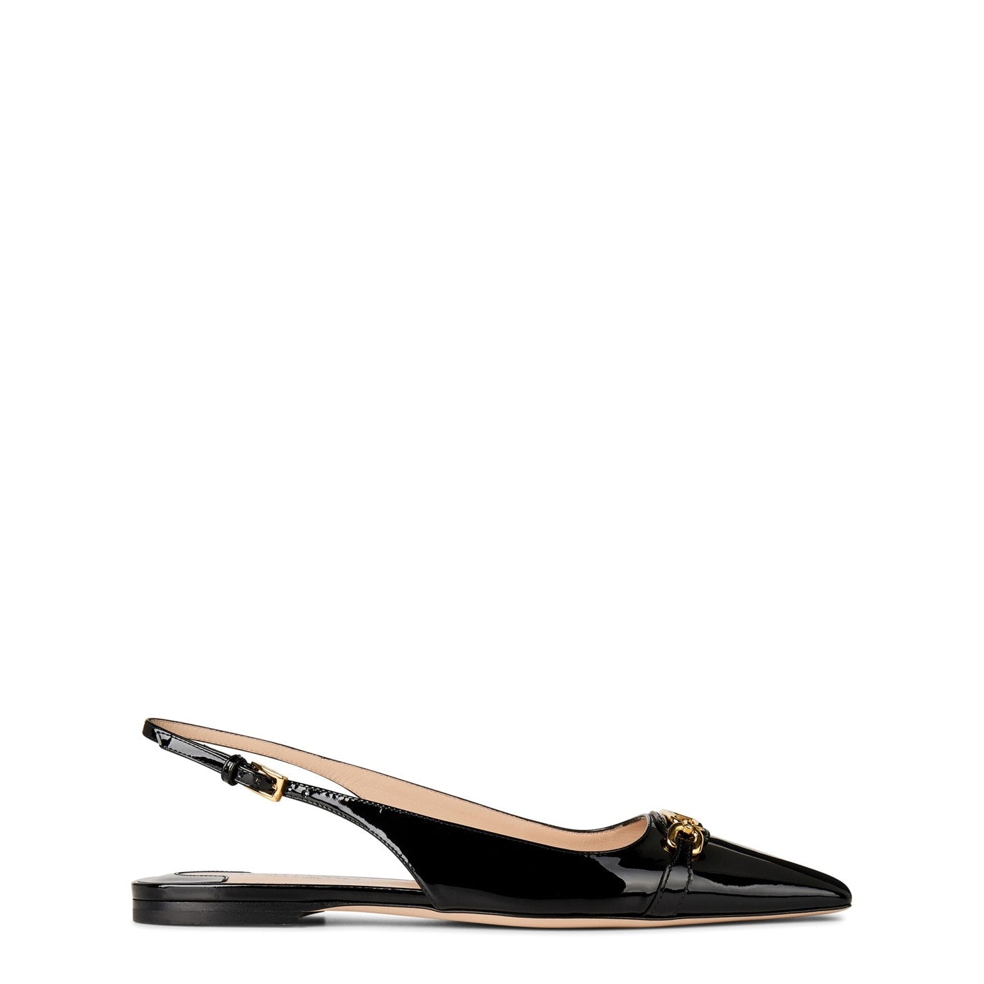  Patent Whitney Slingbacks Black