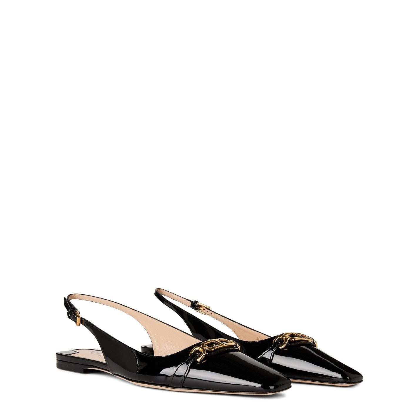  Patent Whitney Slingbacks Black
