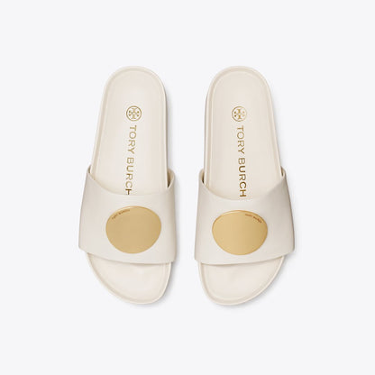 Tory Burch Patos Slide New Ivory / New Ivory