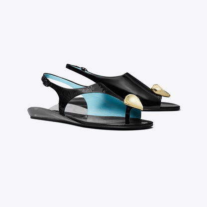 Tory Burch Patos Slingback Sandal NERO