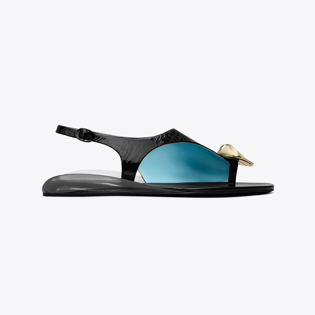 Tory Burch Patos Slingback Sandal NERO
