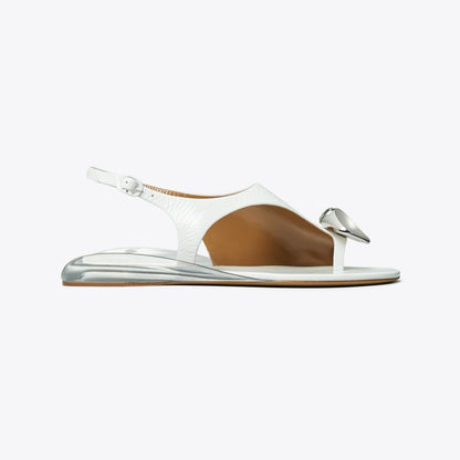 Tory Burch Patos Slingback Sandal BIANCO