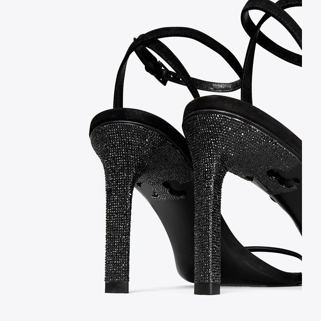 Tory Burch Pav Heeled Sandal PERFECT BLACK