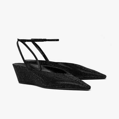 Tory Burch Pav Wedge PERFECT BLACK / PERFECT BLACK