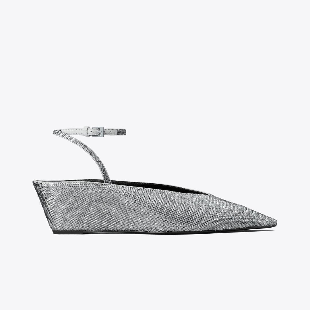 Tory Burch Pav Wedge LAPIS / LIGHT BLACK DIAMOND